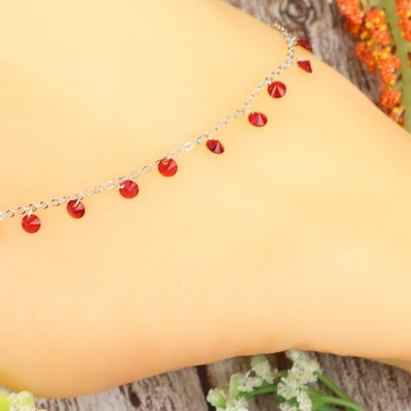 Dainty Anklet for Women – Elegant Everyday Jewelry & Perfect Gift | MLCRC2129 - Picture 2 of 10